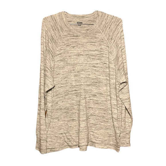 Aerie Woman's Grey Long Sleeve Crewneck Lightweight Shirt Size Small - Picture 1 of 7